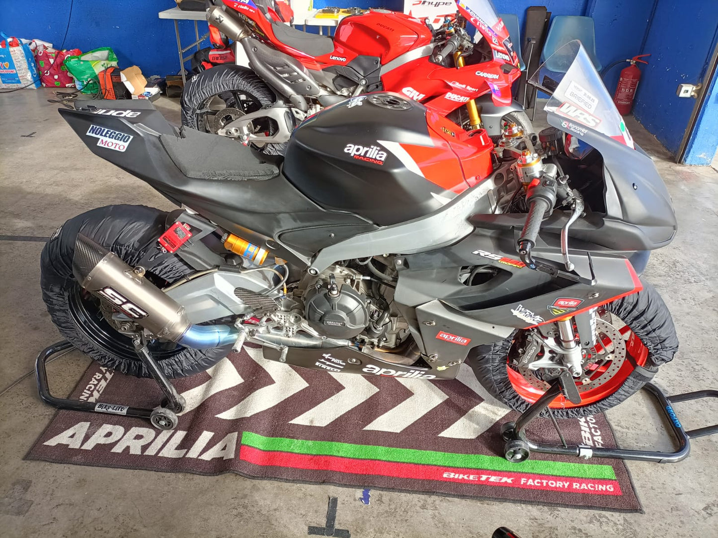 Aprilia Rs 660 Trofeo Noleggio Moto Pista BMR Noleggi Moto Pronta per entrare in pista