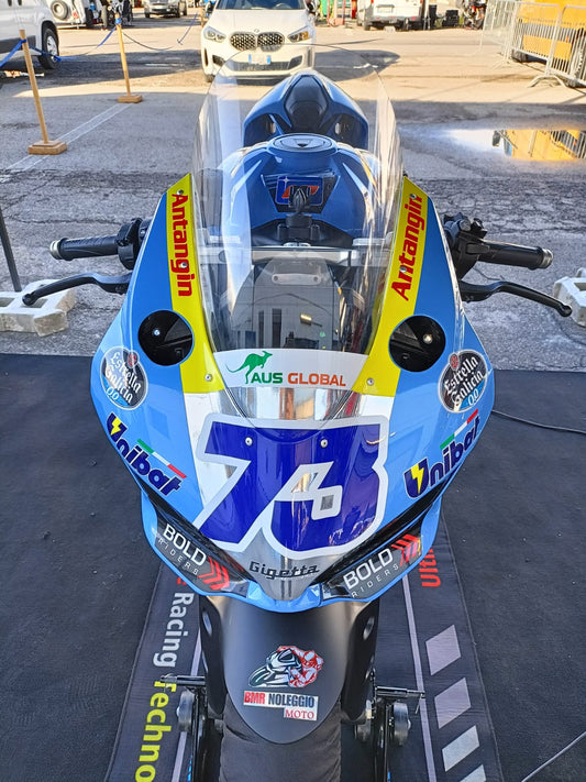 Ducati Panigale V2 2025 Replica Alex Marchez Noleggio Moto Pista BMR Noleggi Vista Cupolino