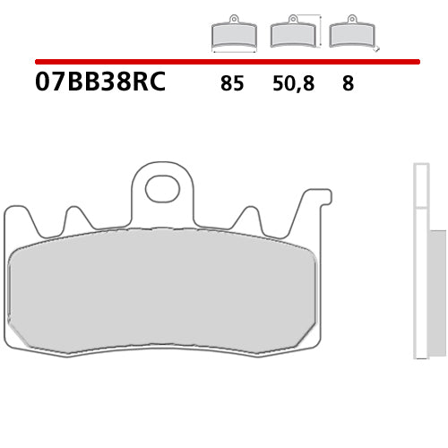 BREMBO - PASTIGLIA MESCOLA RC PER APRILIA RS 660 TROFEO