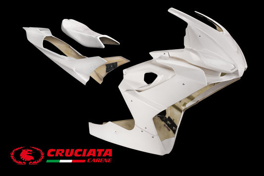 carena anteriore completa - codone monoposto -base sella con supporto -condotto air box -ganci rapidi - AP16KIT per APRILIA RS 660 TROFEO