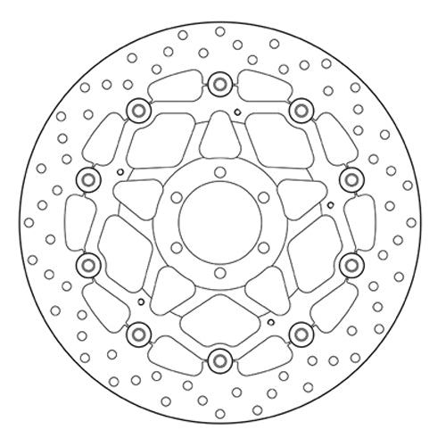 BREMBO - DISCO SERIE ORO FLOTTANTE PER APRILIA RS 660 TROFEO