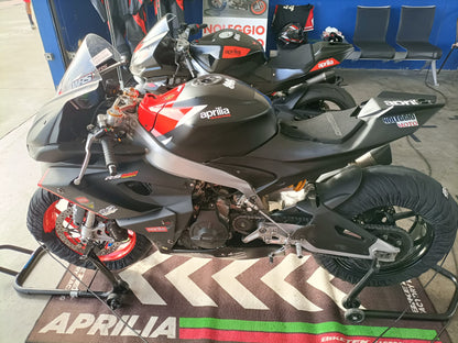 Aprilia Rs 660 Trofeo Noleggio Moto Pista Box BMR Noleggi Vista Laterale 