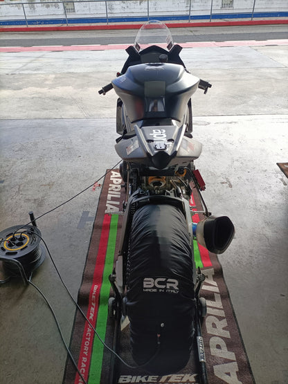 Aprilia Rs 660 Trofeo Noleggio Moto Pista BMR Noleggi vista Posteriore