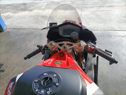 Aprilia Rs 660 Trofeo Noleggio Moto Pista BMR Noleggi Vista Piastra Sterzo