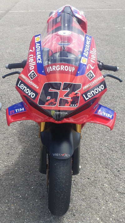 Ducati Panigale V4s 2025 Replica Bagnaia MotoGP a Noleggio in Pista con BMR NOLEGGI