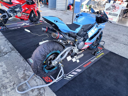 Ducati Panigale V2 2025 Replica Alex Marchez Vista Posteriore Scarichi Termignoni