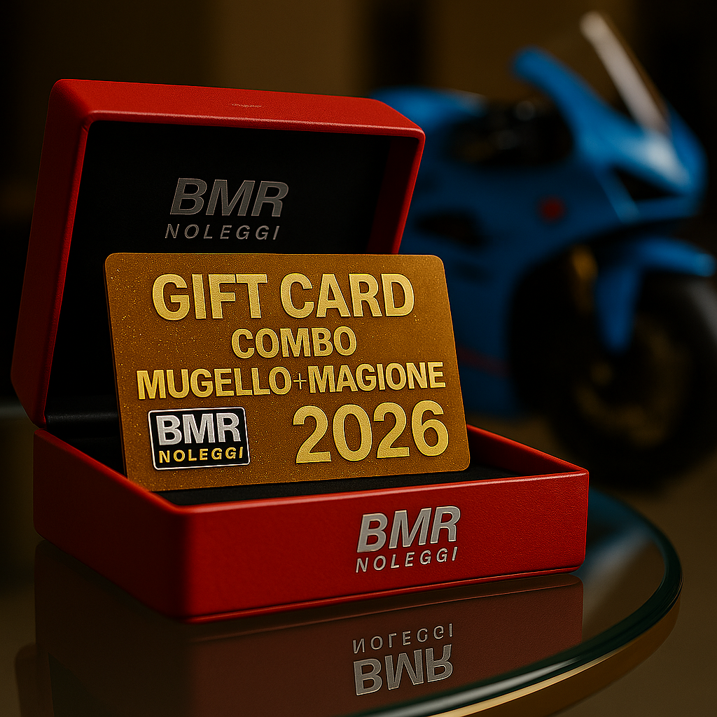 GIFT CARD REGALO 2026 BMR NOLEGGI COMBO MUGELLO - MAGIONE PAGAMENTO DILAZIONATO FINO A 8 RATE