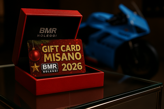 GIFT CARD REGALO BMR NOLEGGI 2026 CIRCUITO MISANO UN REGALO  DA SOGNO