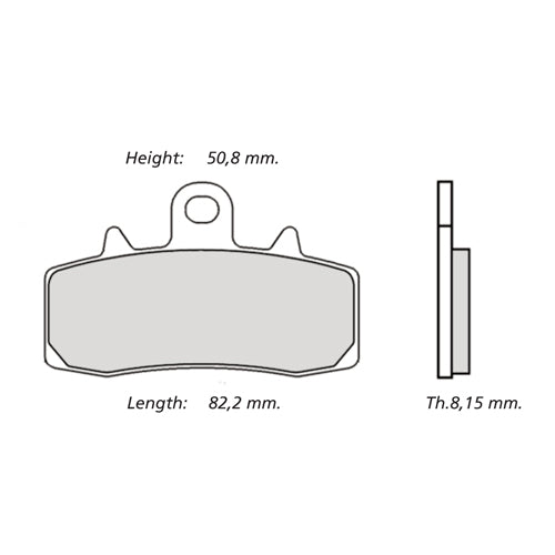 BREMBO RACING - KIT PASTIGLIE MESCOLA Z04 PER APRILIA RS 660 TROFEO