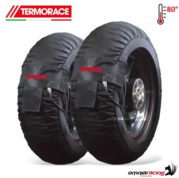 COPPIA TERMOCOPERTE MOTO RADIALI TERMORACE BASIC 90/120 - 180/200 PER APRILIA RS 660 TROFEO