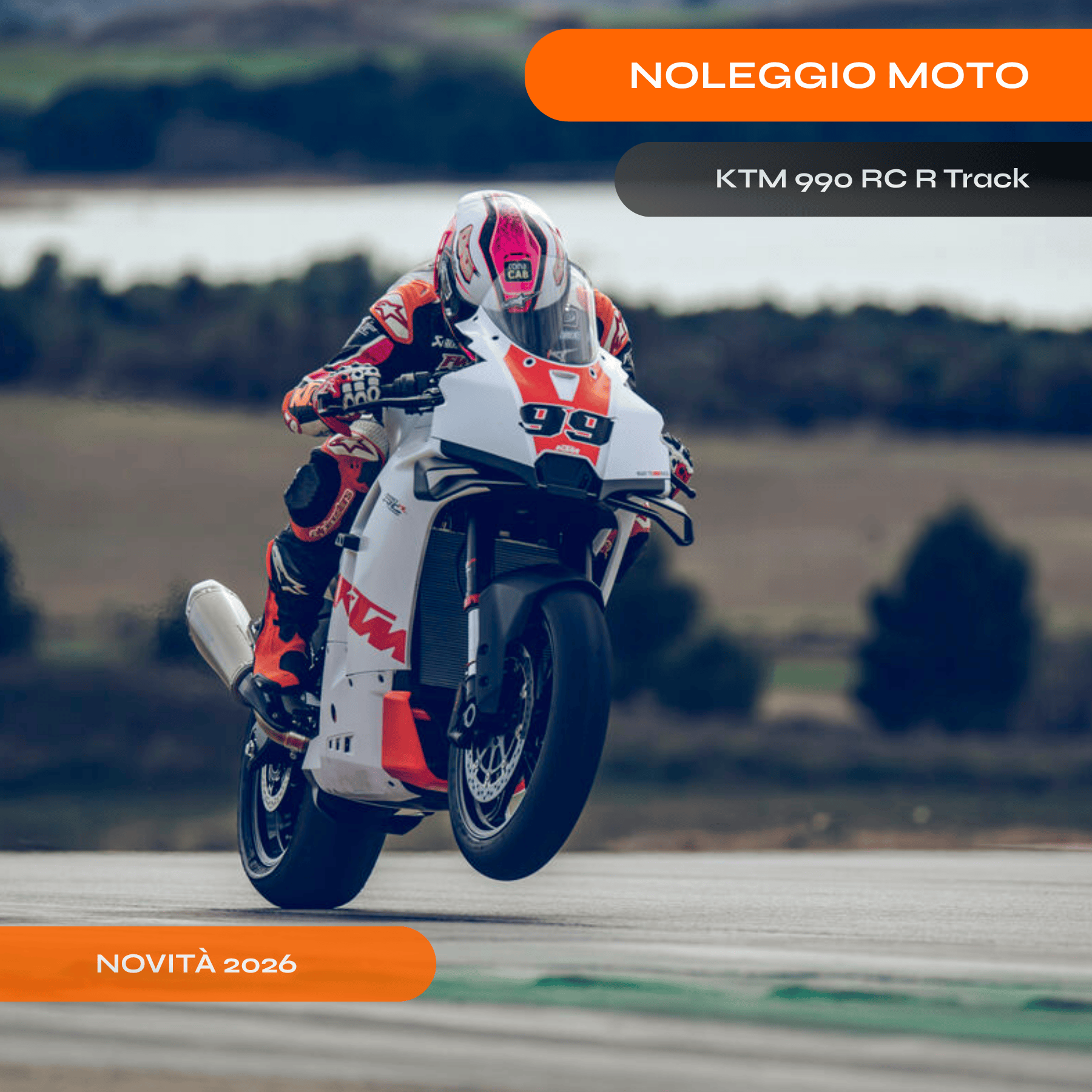 BMR NOLEGGI KTM 990 RC R Track MY26 - NEW IN