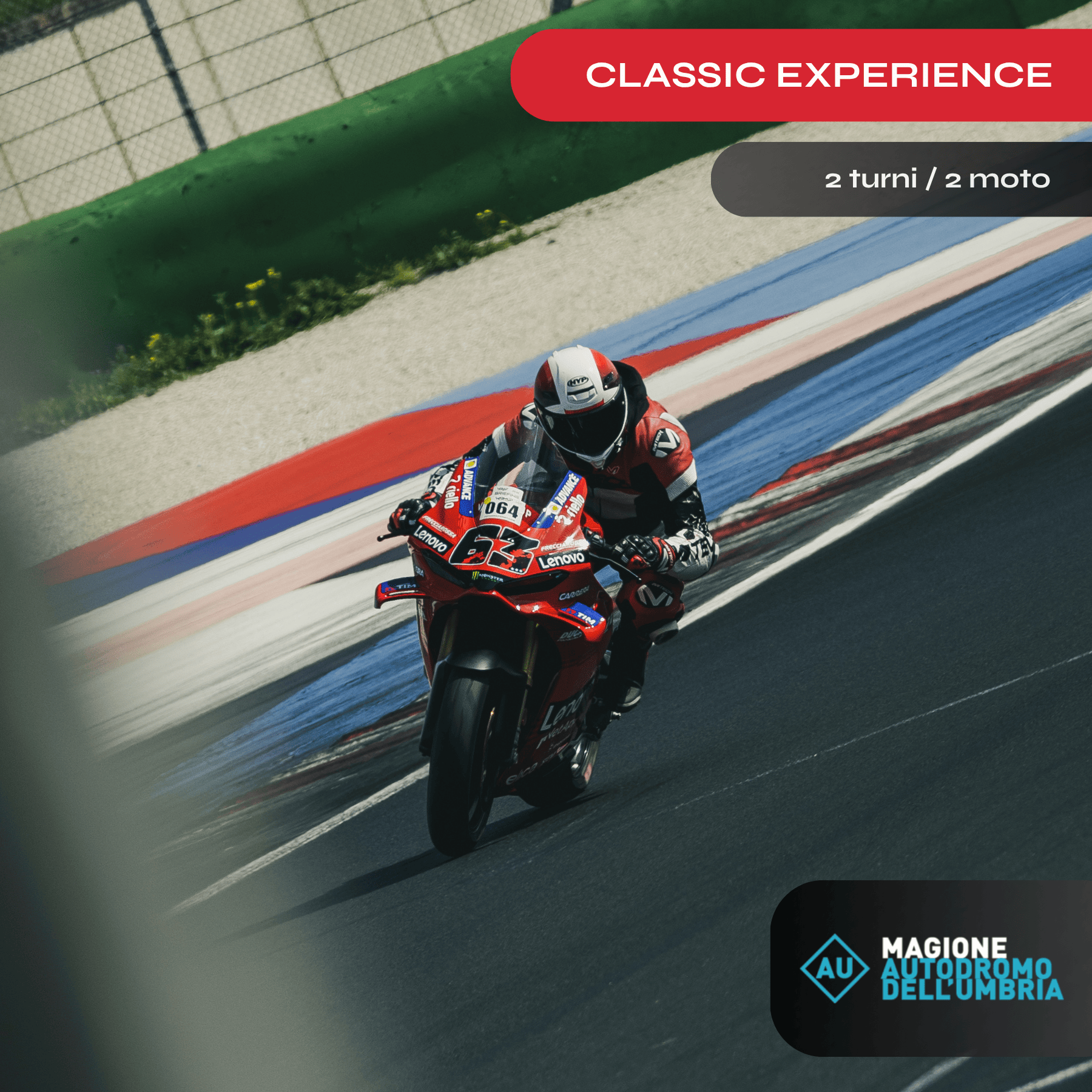 BMR NOLEGGI MAGIONE Experience Ducati Panigale V4S - Ride like Pecco (Magione)