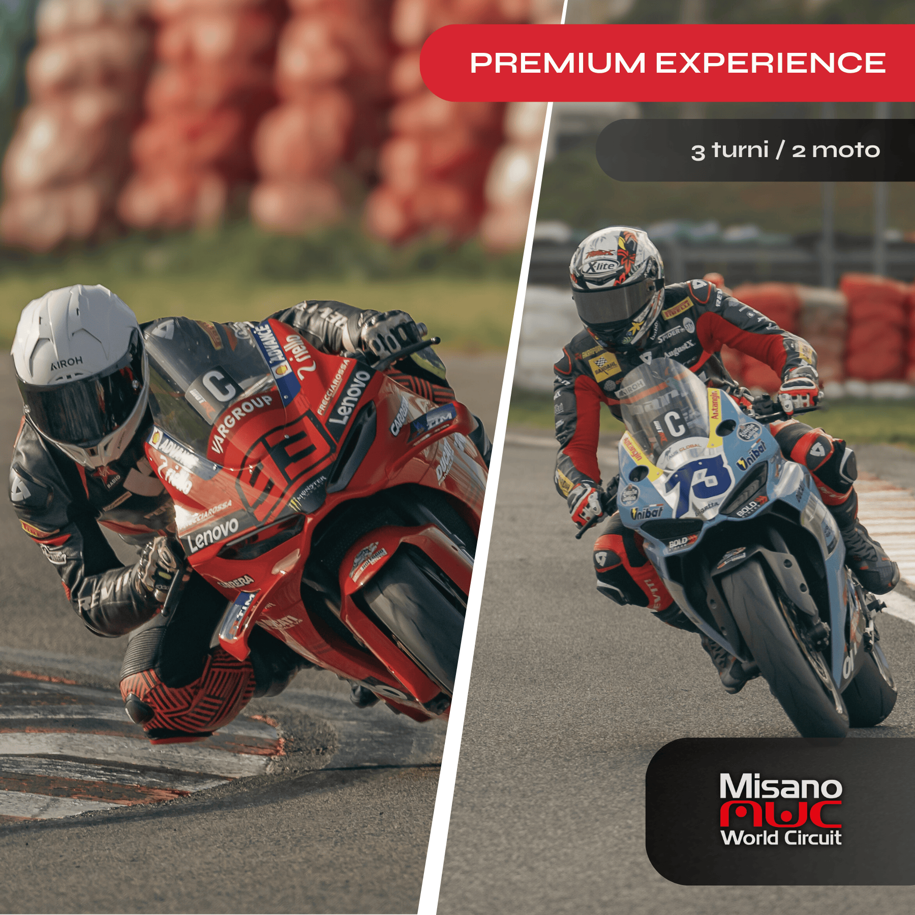 BMR NOLEGGI MISANO Ducati Panigale Experience - V2 & V4 Combo (Misano)