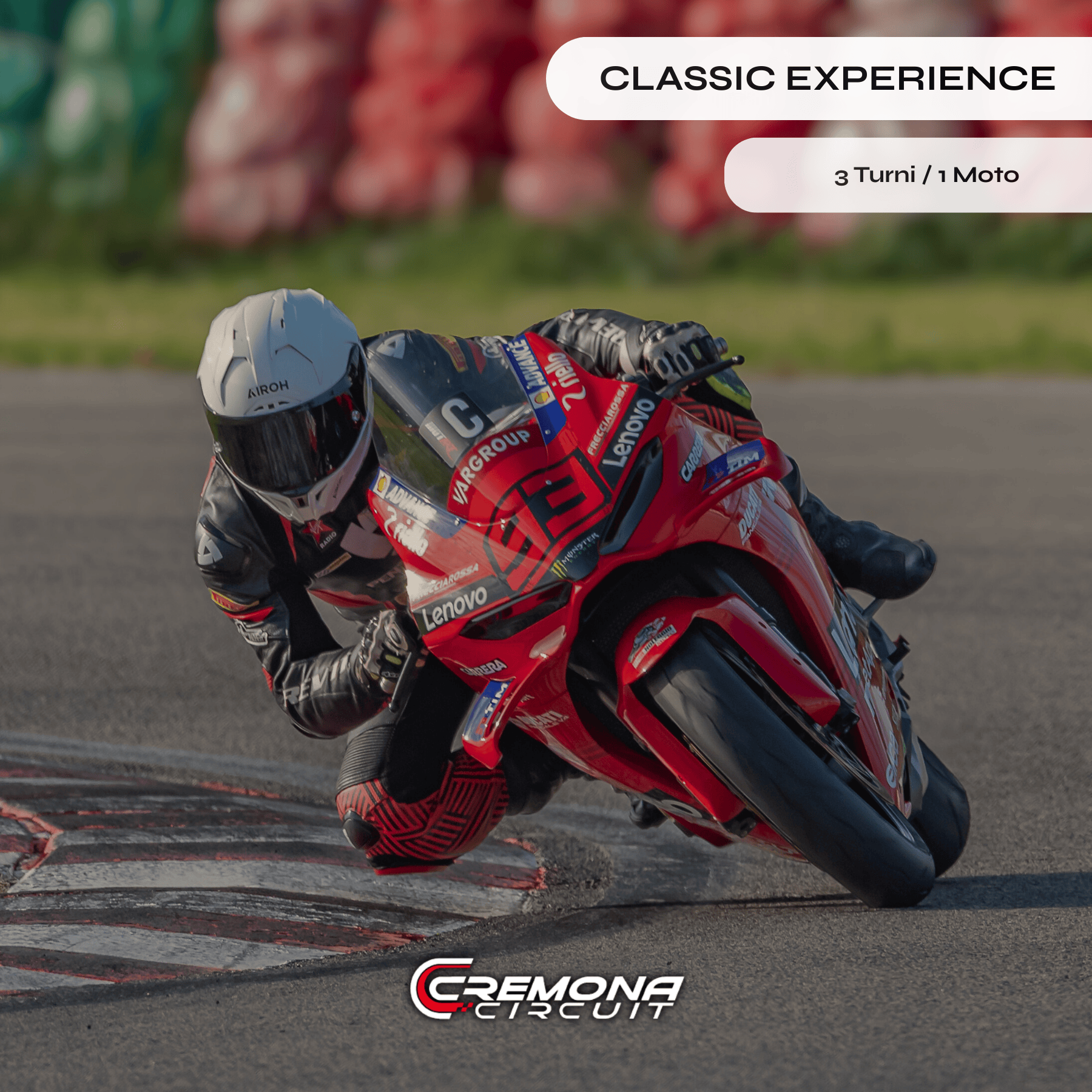 BMR SERVIZI E NOLEGGI SRLS CREMONA Ducati Panigale V4 - Ride like MM93 (Cremona)