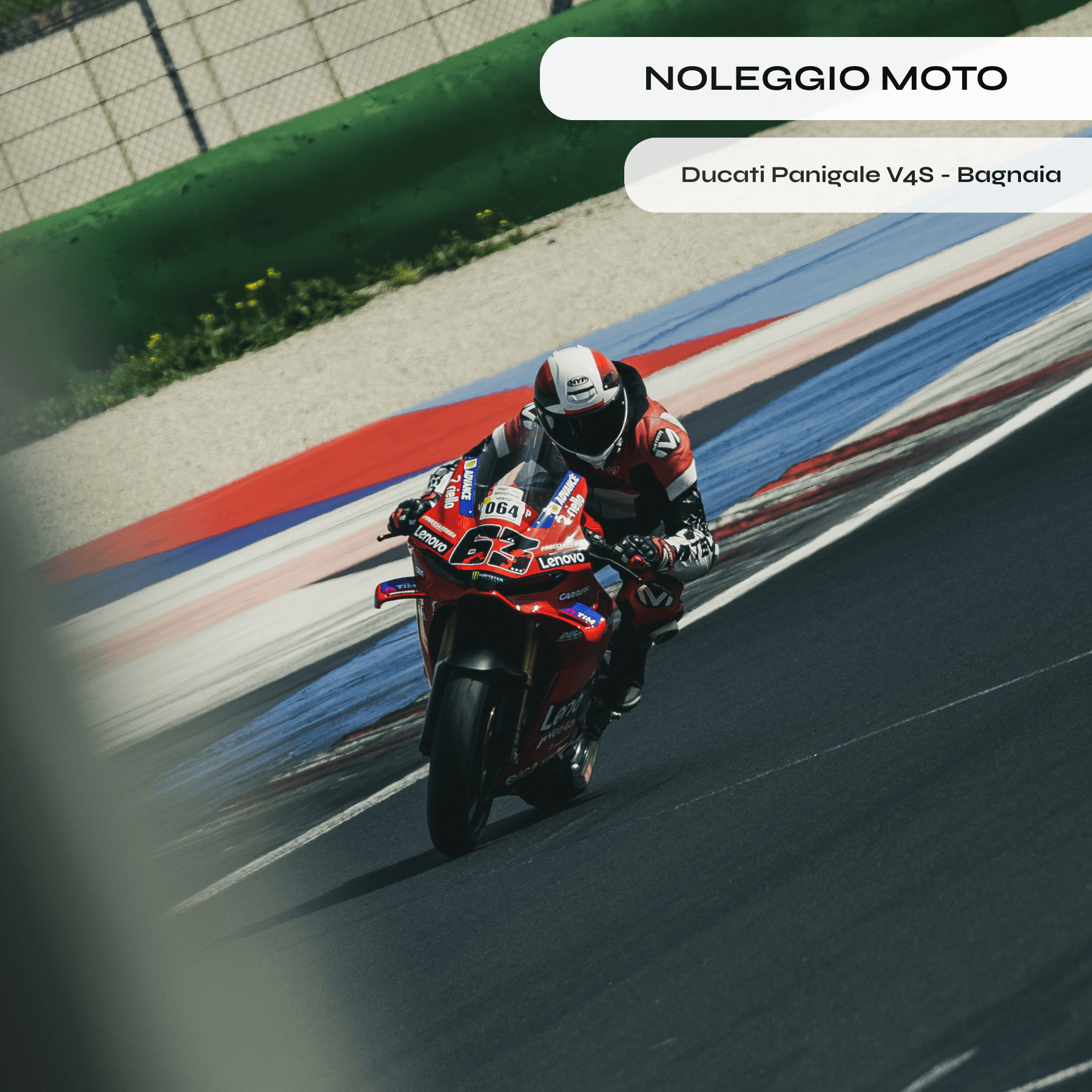 BMR SERVIZI E NOLEGGI SRLS Ducati Panigale V4S MY25 - Replica Pecco Bagnaia