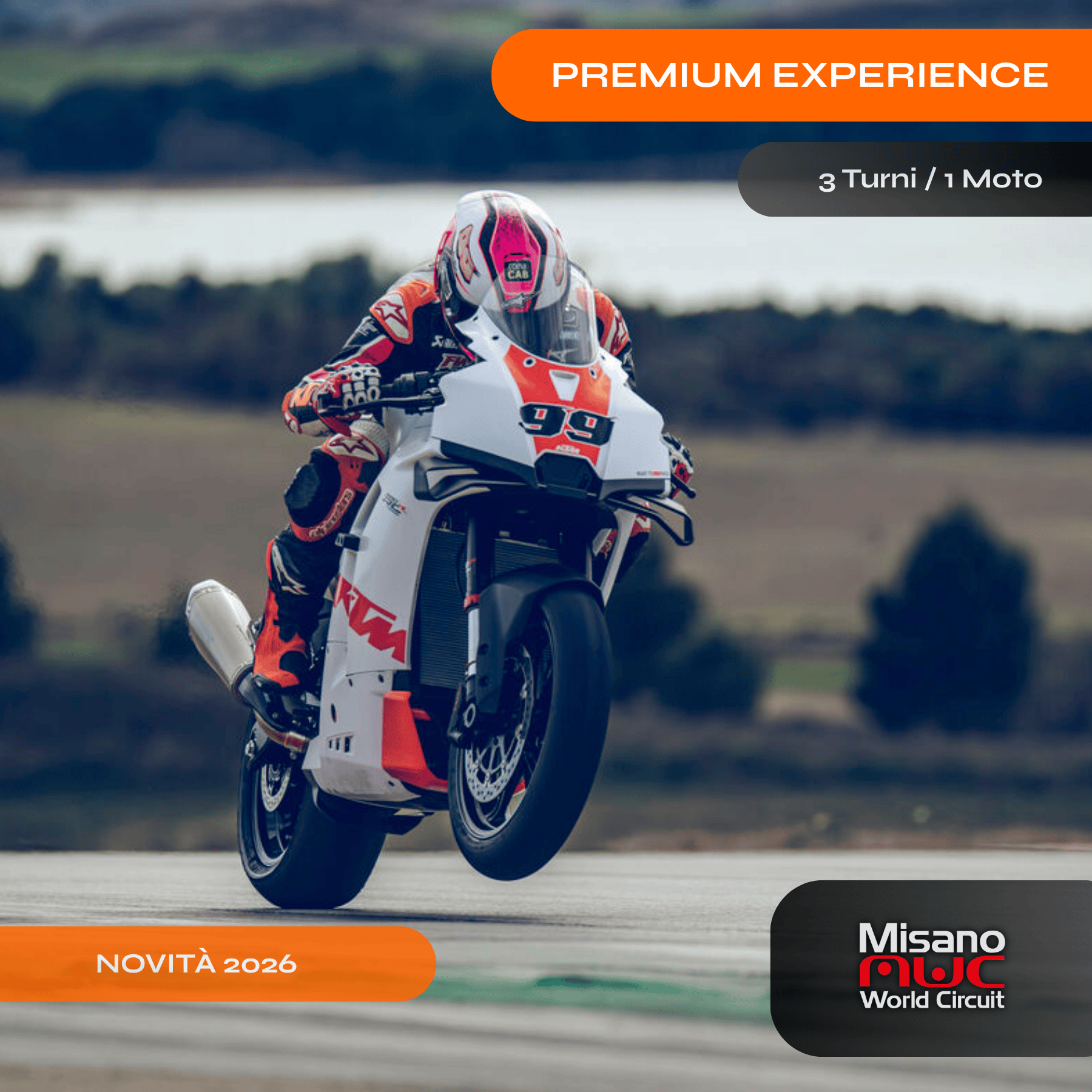 BMR SERVIZI E NOLEGGI SRLS Esperienza Misano Ducati Panigale V4 Experience KTM 990 RC R Track - PREVENDITA ESCLUSIVA (Misano)