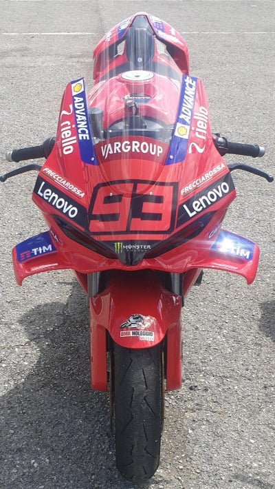 Ducati Panigale V4 2025 Replica Marc Marchez MotoGP a Noleggio in Pista con BMR NOLEGGI